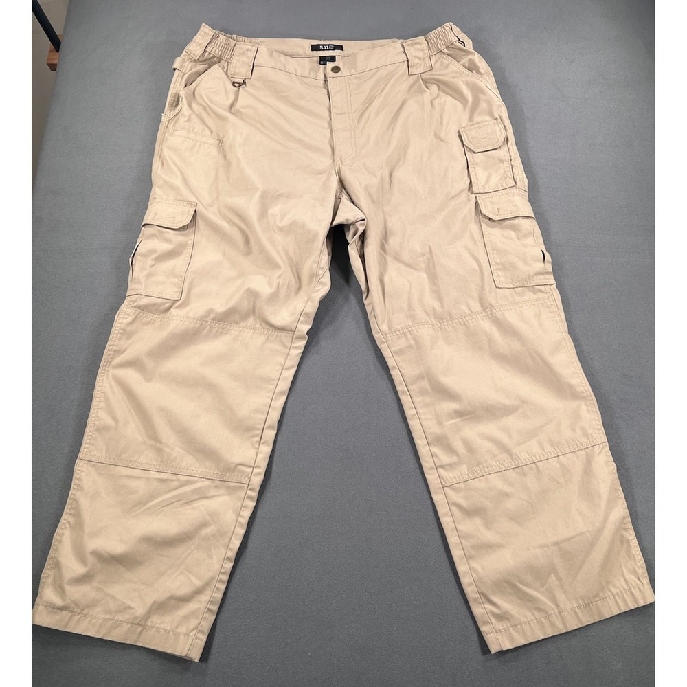 5.11 Tactical Men's Taclite Pro Ripstop Khaki Cargo Pants US 46 Durable Material
